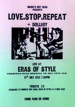 Love.Stop.Repeat gig at Eras of Style, 19 July 2012